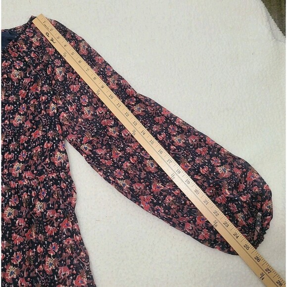 Faherty Silk Stargaze Floral Bloom Dress NWT - Picture 12 of 14